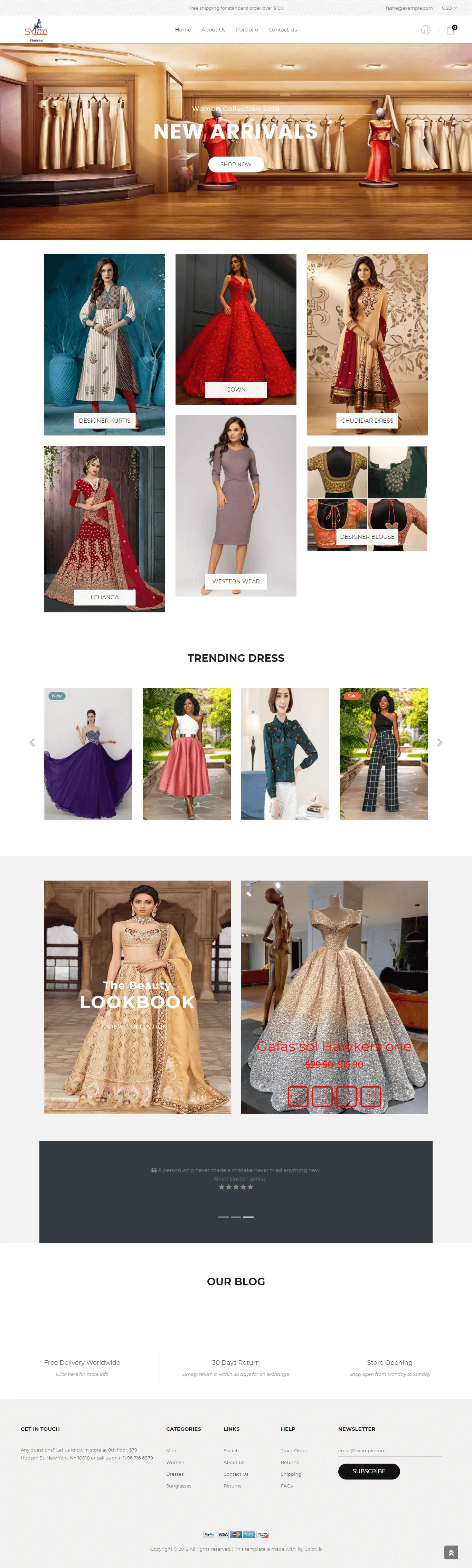 shobhafashion portfolio